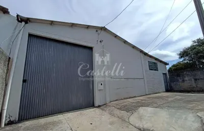 Barracão comercial para locação na rua amadeu maggi, 105, orfãs. com aprox. 400,