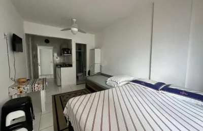 Loft mobiliado a 500 metros da praia central, centro , balneário camboriú - sc