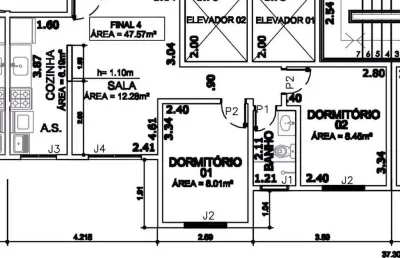 Apartamento residencial à venda, parque são vicente, mauá - ap0405.