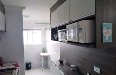 Apartamento com 2 dormitórios à venda, 66 m² por r$ 420.000,00 - parque são vicente - mauá/sp