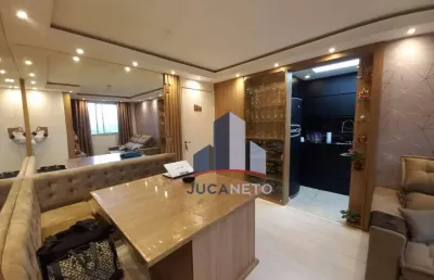 Apartamento com 2 dormitórios à venda, 48 m² por r$ 369.000,00 - parque são vicente - mauá/sp