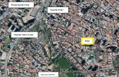 Área comercial à venda, vila assunção, santo andré - ar0012.