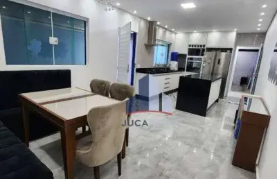 Sobrado com 3 dormitórios à venda, 170 m² por r$ 910.000,00 - jardim haydee - mauá/sp