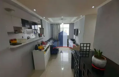 Apartamento com 3 dormitórios à venda, 72 m² por r$ 290.000,00 - parque são vicente - mauá/sp