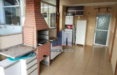 Cobertura com 2 dormitórios à venda, 102 m² por r$ 380.000,00 - vila tibiriçá - santo andré/sp
