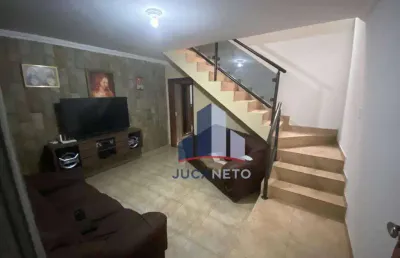 Sobrado com 3 dormitórios à venda, 135 m² por r$ 380.000,00 - jardim zaira - mauá/sp
