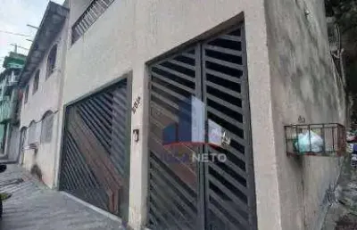 Sobrado com 3 dormitórios à venda, 24073 m² por r$ 400.000 - jardim rosina - mauá/sp