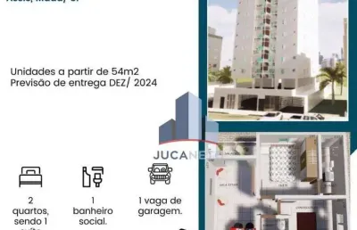 Apartamento com 2 dormitórios à venda, 54 m² por r$ 320.000 - jardim anchieta - mauá/sp