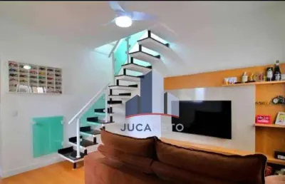 Cobertura com 3 dormitórios à venda, 100 m² por r$ 425.000 - vila tibiriçá - santo andré/sp