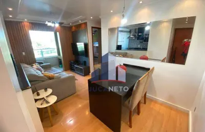Apartamento com 2 dormitórios à venda, 54 m² por r$ 320.000,00 - parque são vicente - mauá/sp