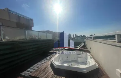 Cobertura com 2 dormitórios à venda, 150 m² por r$ 890.000 - vila pires - santo andré/sp