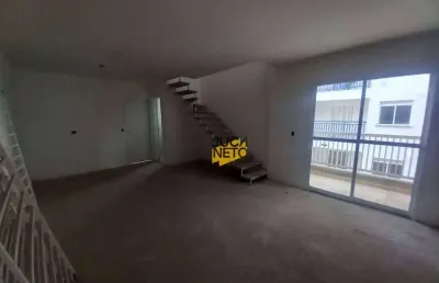 Apartamento duplex com 3 dormitórios para alugar, 146 m² por r$ 4.592,18/mês - vila guarani - mauá/sp