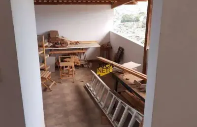Salão para alugar, 80 m² por r$ 1.200/mês - jardim itapark velho - mauá/sp