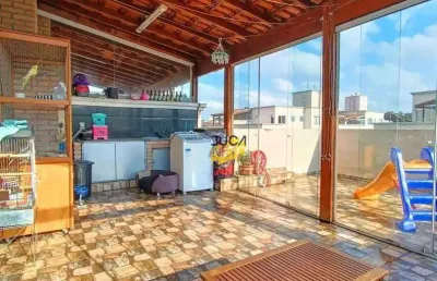 Cobertura com 3 dormitórios à venda, 120 m² por r$ 420.000,00 - parque são vicente - mauá/sp
