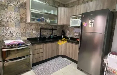 Casa com 3 dormitórios à venda, 110 m² por r$ 590.000,00 - parque são vicente - mauá/sp