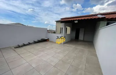 Cobertura com 2 dormitórios à venda, 100 m² por r$ 350.000 - jardim ana maria - santo andré/sp