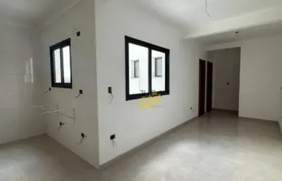 Cobertura com 2 dormitórios à venda, 106 m² por r$ 425.000 - jardim monte líbano - santo andré/sp
