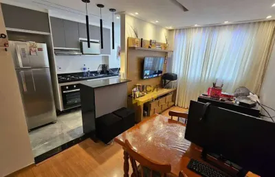 Apartamento com 2 dormitórios à venda, 45 m² por r$ 275.000,00 - parque são vicente - mauá/sp
