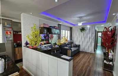 Cobertura com 2 dormitórios à venda, 140 m² por r$ 640.000,00 - vila américa - santo andré/sp
