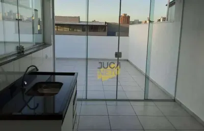 Cobertura com 2 dormitórios à venda, 94 m² por r$ 700.000 - jardim bela vista - santo andré/sp