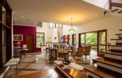 Casa com 5 dormitórios, 572 m² - venda por r$ 2.600.000,00 ou aluguel por r$ 17.000,00/mês - altos de são fernando - jandira/sp