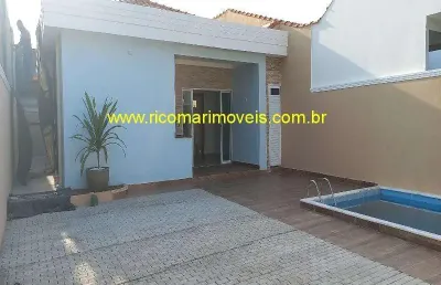 Casa para venda em itanha?m, gaivota, 3 dormitórios, 3 suítes, 4 banheiros, 4 vagas