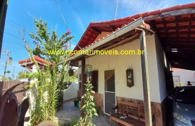 Casa para venda em itanha?m, gaivota, 2 dormitórios, 1 suíte, 2 banheiros, 3 vagas