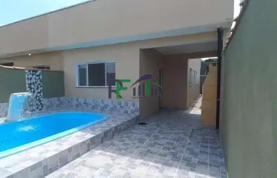 Casa 2 dorm. sendo 1 suite com piscina bairro jamaica itanhaém