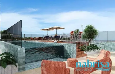 Loft com 1 quarto à venda na rua professora maria sales, 1, tambaú, joão pessoa por r$ 383.291