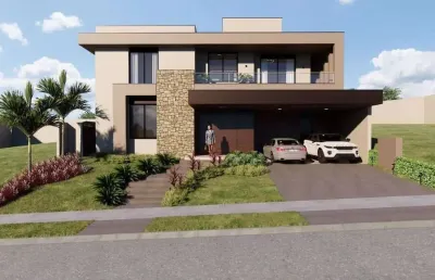 Sobrado com 4 dormitórios à venda, 310 m² por r$ 3.400.000,00 - residencial parque dos alecrins - campinas/sp