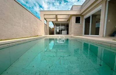 Casa com 4 dormitórios à venda, 208 m² por r$ 2.250.000,00 - condomínio santorini residencial club - paulínia/sp