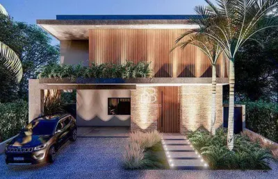 Sobrado com 4 dormitórios à venda, 376 m² por r$ 3.800.000,00 - villa lobos - paulínia/sp