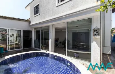 Tamboré 04 - linda casa dupla com 4 suítes + piscina e varanda gourmet