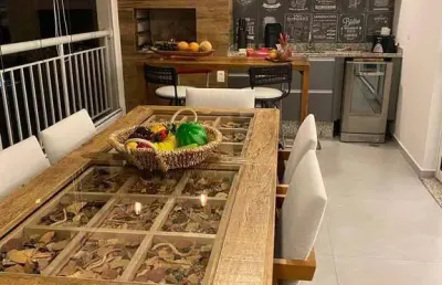 Apto cond. ghaia com 158m2 - 3 suítes e varanda gourmet