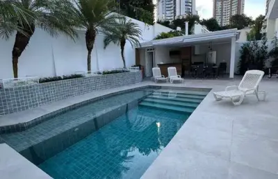 Casa residencial alphaville 1 - semi-térrea e reformada!