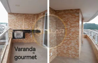 Apartamento de 2 dorms , sala p 2 ambs com varanda gourmet