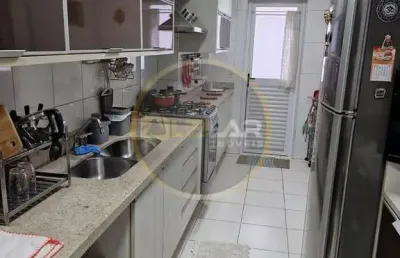Apartamento lindo de 3 dorms  com suite no bairro pompeia em santos