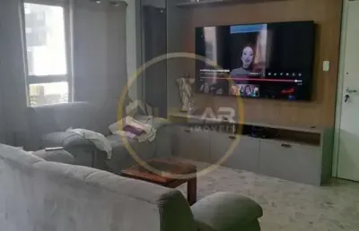 Apartamento de 3 dorms com 2 varandas e dep completa