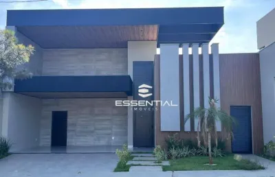 Casa com 3 dormitórios e piscina à venda, 185 m² por r$ 1.290.000 no condomínio figueira ii em são josé do rio preto/sp