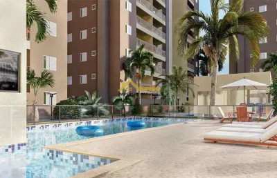 À venda - apartamento 2 dormitórios no indaiá - caraguatatuba/sp