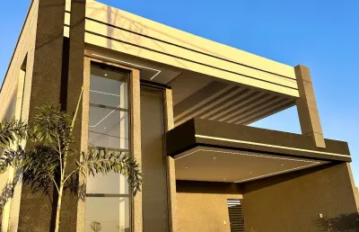 Excepcional casa no condomínio terras alpha 1, conforto e sofisticação em senador canedo
