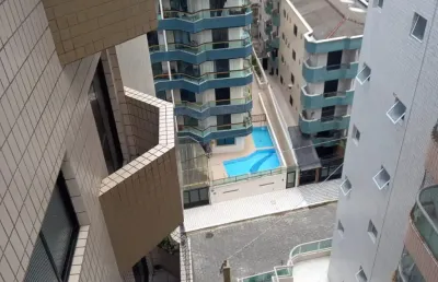 Apartamento 1 dormitório locação aviação 100 metros da praia