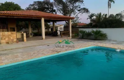 Chácara com 3 dormitórios à venda, 2000 m² por r$ 700.000,00 - parque das garças - guaratinguetá/sp