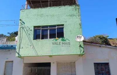 Casa com 6 dormitórios à venda, 180 m² por r$ 350.000,00 - santa rita - aparecida/sp