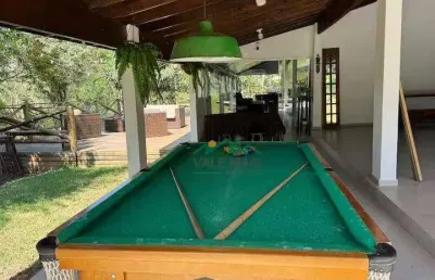 Chácara com 5 dormitórios para alugar, 3000 m² por r$ 2.500 - cedro - cunha/são paulo