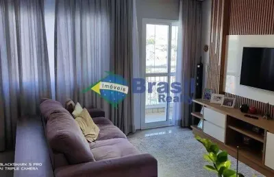 Apartamento 104m² com 4 quartos, vila américa - santo andré