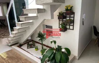 Sobrado à venda, 190 m² por r$ 1.300.000,00 - vila alpina - santo andré/sp