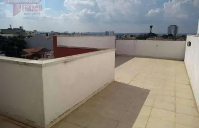 Cobertura com 2 dormitórios à venda, 53 m² por r$ 320.000,00 - vila helena - santo andré/sp