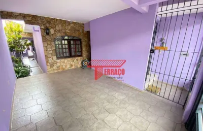 Casa com 2 dormitórios à venda, 178 m²- jardim do estádio - santo andré/sp