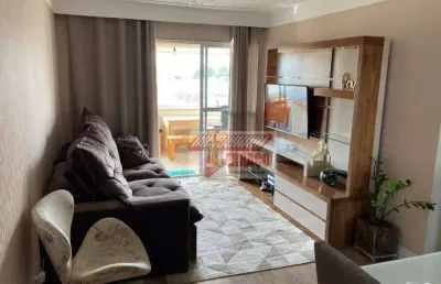 Apartamento com 3 dormitórios à venda, 77 m²  - casa branca - santo andré/sp